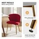 preview thumbnail 74 of 88, Barbara Contemporary Upholstered Side Chair with Small Base Set of 2 by HULALA HOME