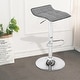 preview thumbnail 1 of 7, Soft-Packed Fabric Square Board Curved Foot Bar Stools Set of 2