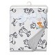 preview thumbnail 5 of 3, Lambs & Ivy Disney Baby THE LION KING Baby Blanket - White/Gray Minky/Jersey