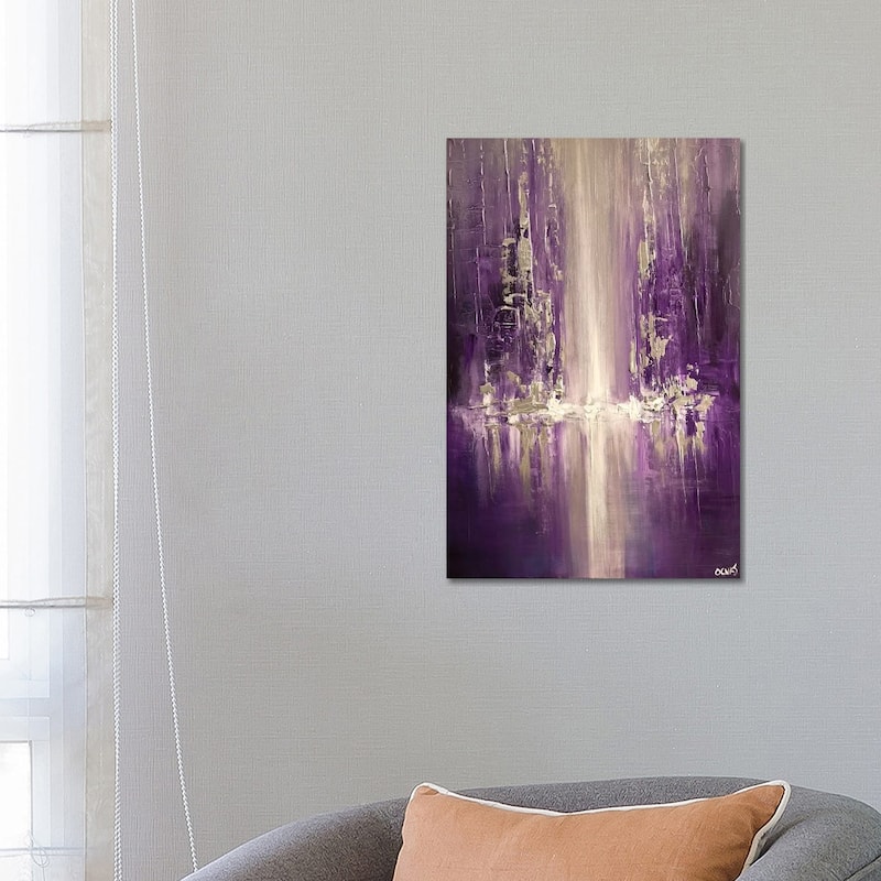 iCanvas "Purple Rain" by Osnat Tzadok Canvas Print - 26x18x1.5