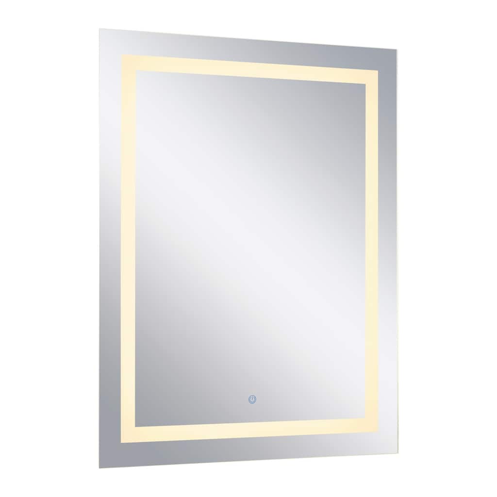 Kovacs P6107B 27-1/2" W x 35-1/2" H Modern Rectangular Frameless