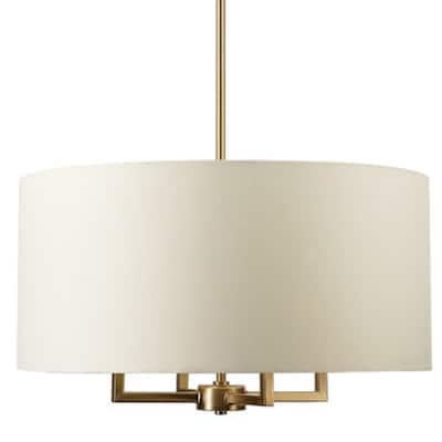 Globe Electric Emery 4 Light 20" Wide Drum Chandelier