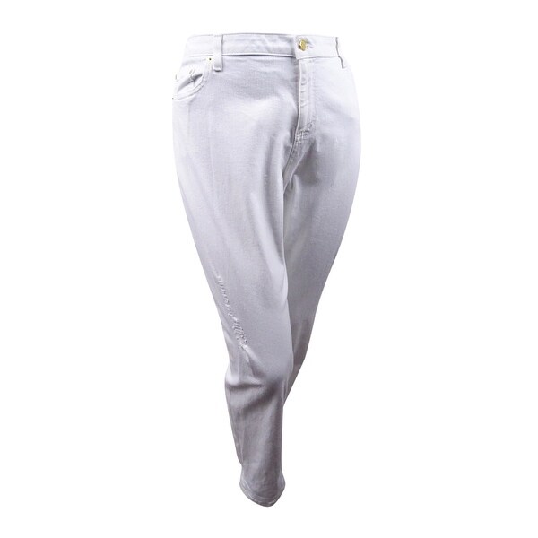 michael kors jeans white