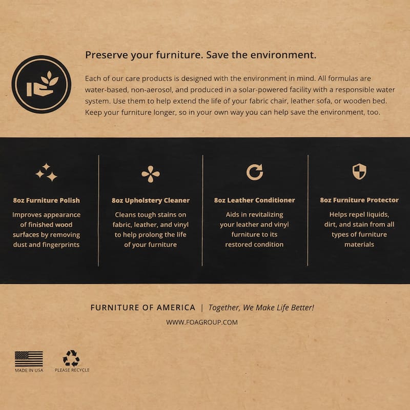 Bule Transitional Light Grey Fabric Nailhead 2-Piece Living Room Set by Furniture of America