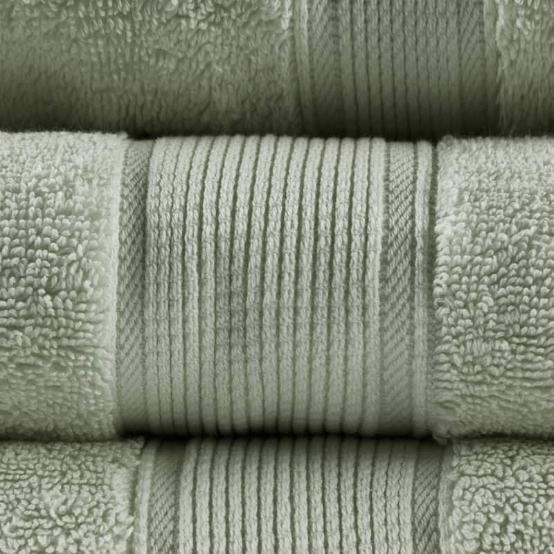 Madison Park Signature Cotton 8-piece Antimicrobial Towel Set