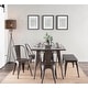 preview thumbnail 2 of 14, Carbon Loft Boyer Industrial Farmhouse 59-inch Dining Table