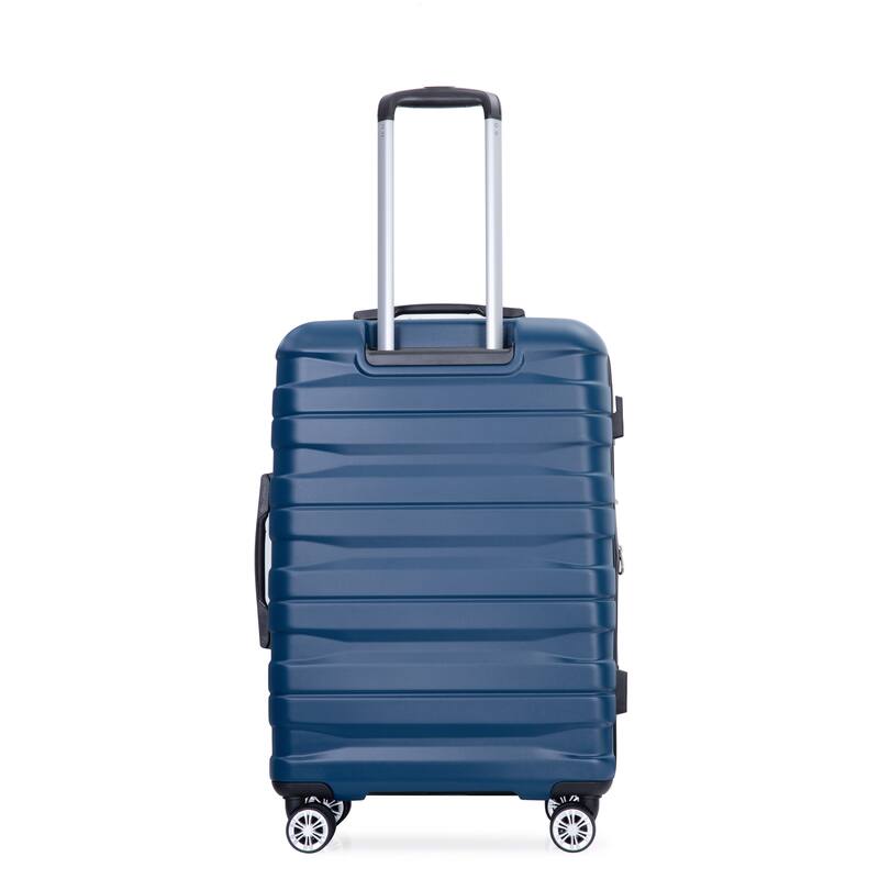 3 Piece Luggage Sets with Double Spinner Wheels and TSA Lock, Expandable Durable PC Hardside Lightweight Suitcase for Men Women