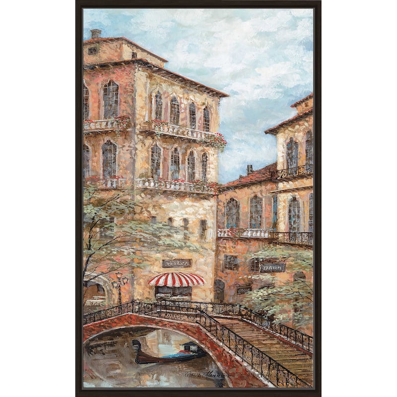 "Holiday in Venice I" by Ruane Manning Print on Floating Canvas