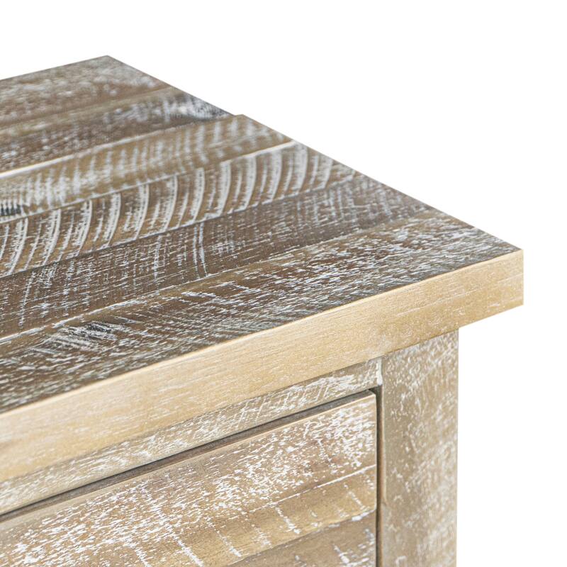 Montana Rustic Wood Nightstand