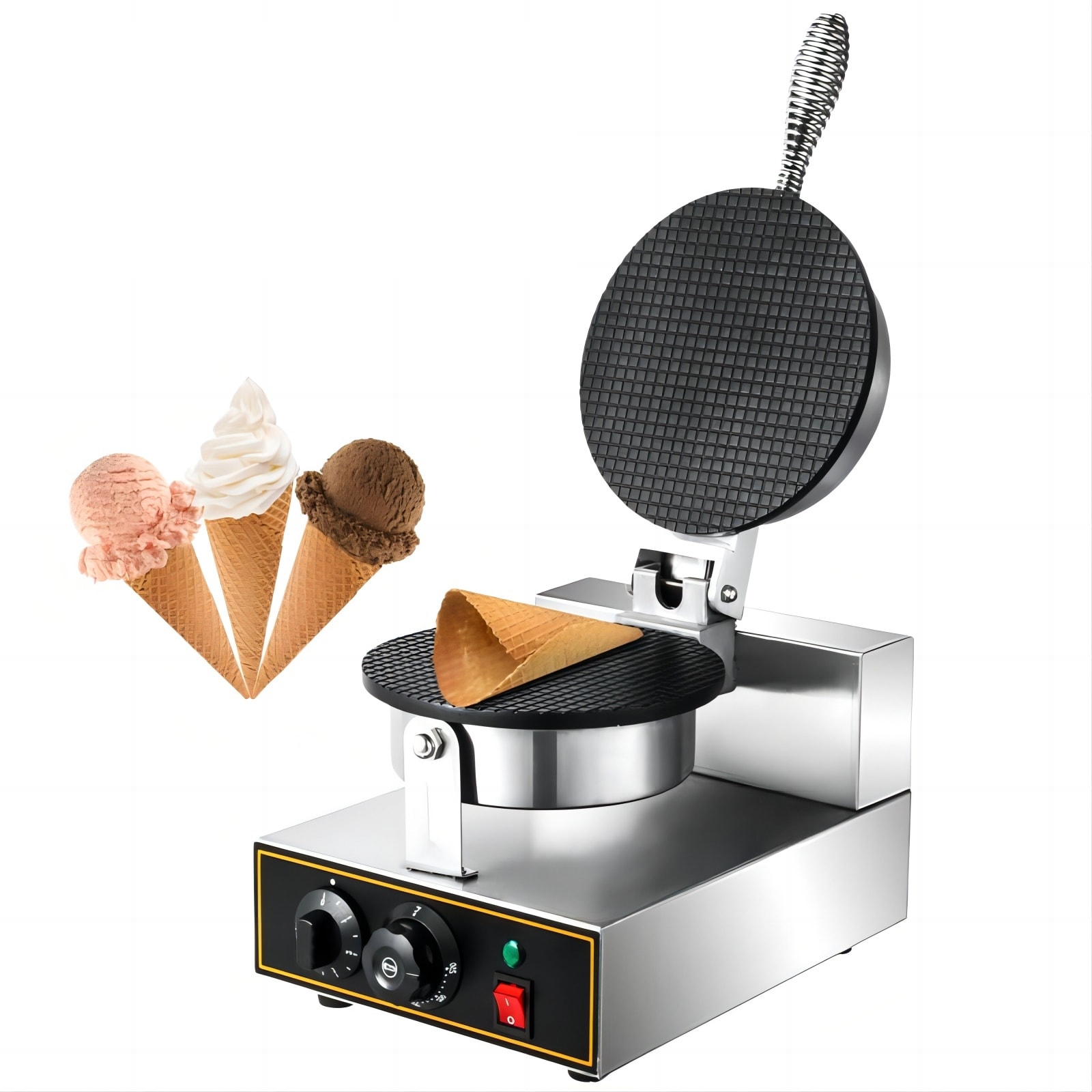 Happybuy waffle shop cone maker