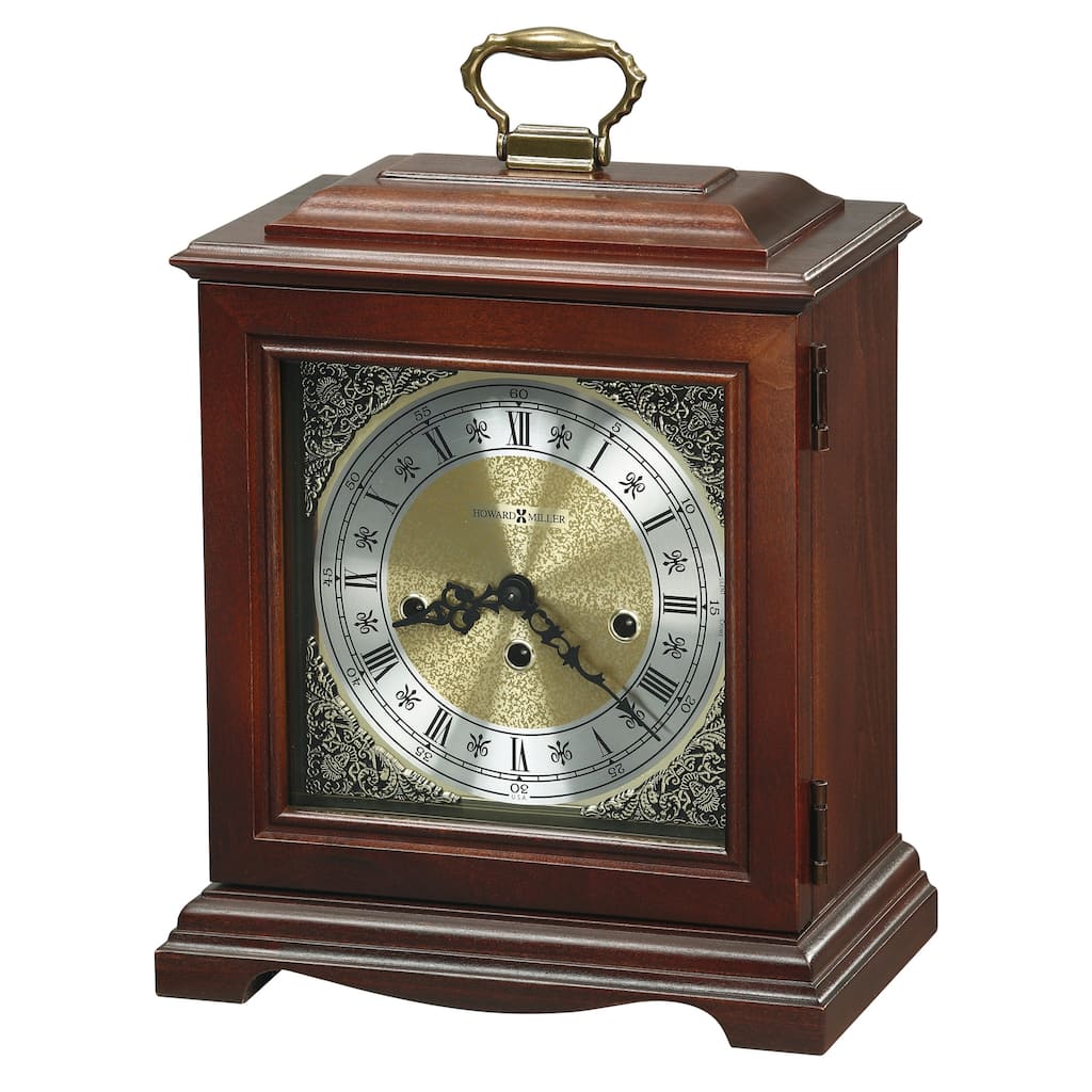 Howard Miller Graham Bracket Classic, Traditional, Old World, Chiming Mantel Clock with Silence Option, Reloj del Estante