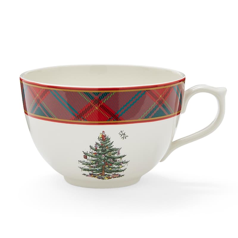 Spode Christmas 20 oz Jumbo Cup - Tartan