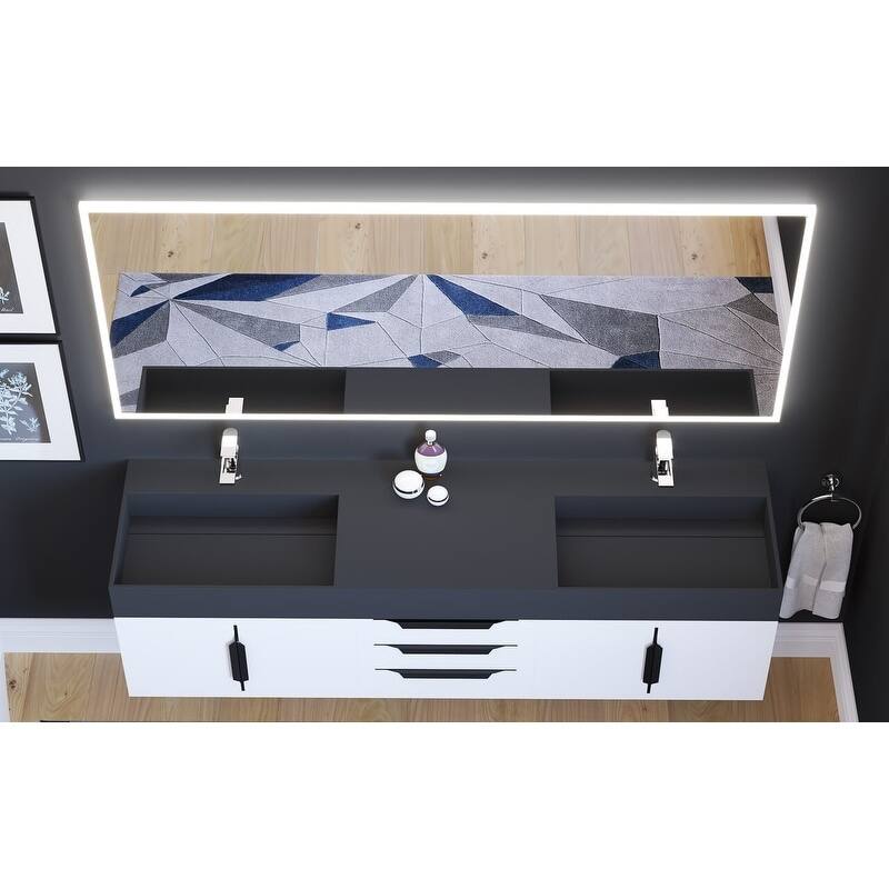 Smart Lisa Voice Activated LED Decorative Bedroom and Vanity Mirror
