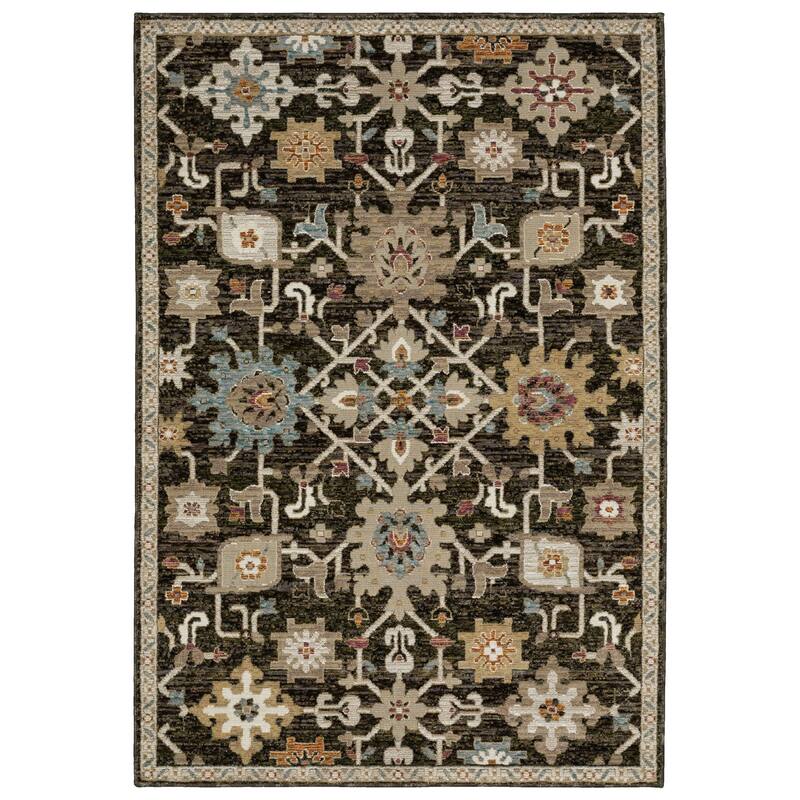 HomeRootsOriental Traditional Rectangle Area Rug