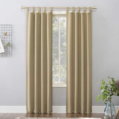 Sun Zero Hayden Energy Saving Blackout Tab Top 1-Piece Curtain Panel, Single Panel