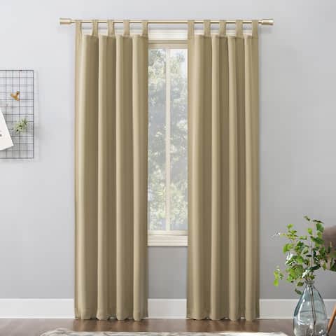 Sun Zero Hayden Energy Saving Blackout Tab Top Curtain Panel, Single Panel
