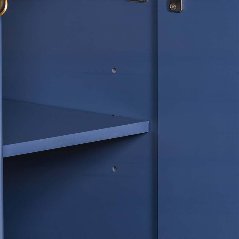 Stylish and Functional Bathroom Vanity with Ceramic Sink,Soft Close Doors,and Double-Layer Drawers for Modern Storage