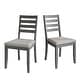 preview thumbnail 1 of 19, CraftPorch Simple Timeless Wooden Dining Chairs (Set of 2) Grey