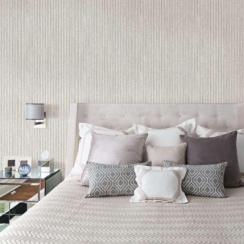 Brewster Maison Ivory Maison Texture Wallpaper - 20.5in x 396in x 0.025in