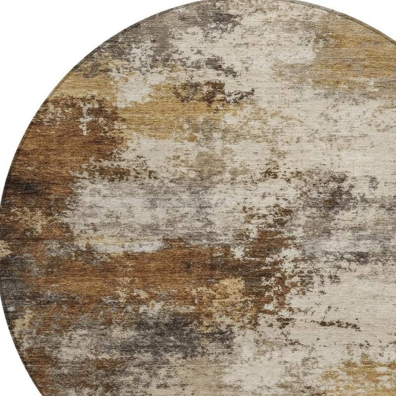 HomeRoots Abstract Transitional Rectangle Outdoor Rug