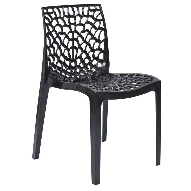 Lyra Square Table and Karissa Patio Chairs 3-Piece Outdoor Lounge Set