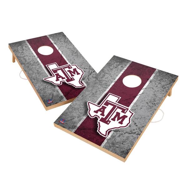 slide 2 of 5, Vintage Texas A&M University Aggies Regulation 2x4 Cornhole Set Include Carry Case