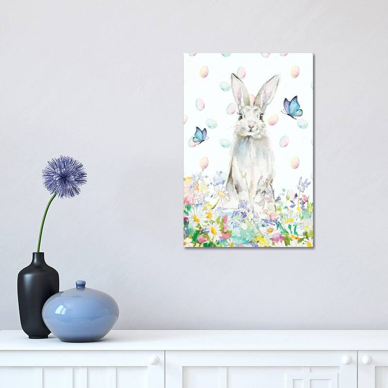 iCanvas "Tall Easter Bunny" by Patricia Pinto Canvas Print - 18x12x1.5