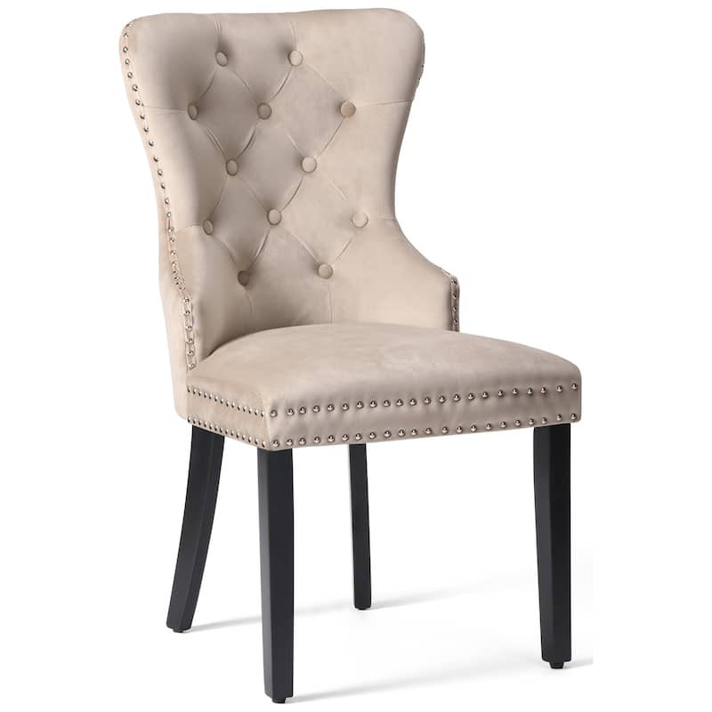 Highland Tufted Velvet Side Chair (Set of 6)