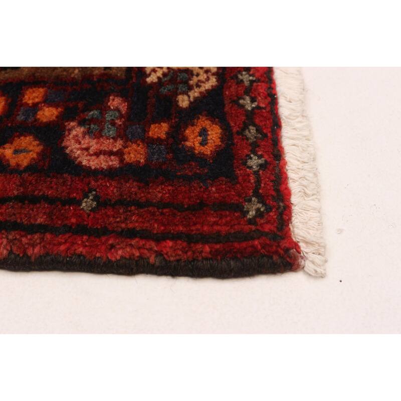 ECARPETGALLERY Hand-knotted Andelz Red Wool Rug - 3'6 x 9'10