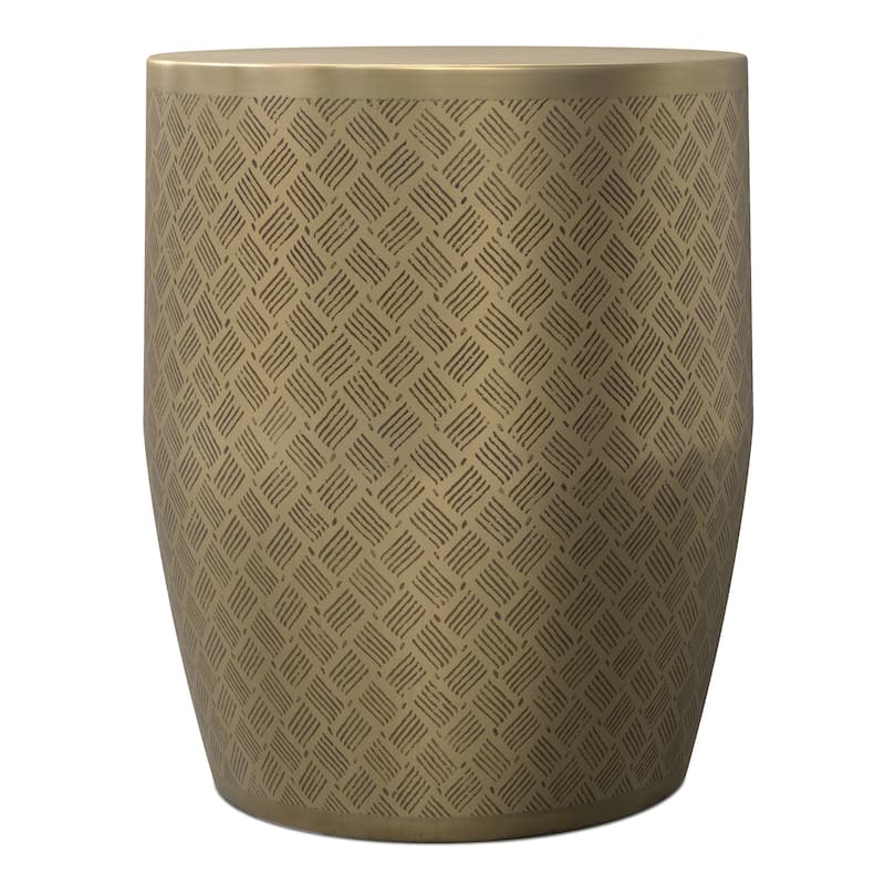 WYNDENHALL Jean 18" Wide Boho Metal Accent Table & Assembled - 8"W x 18"D x 23"H