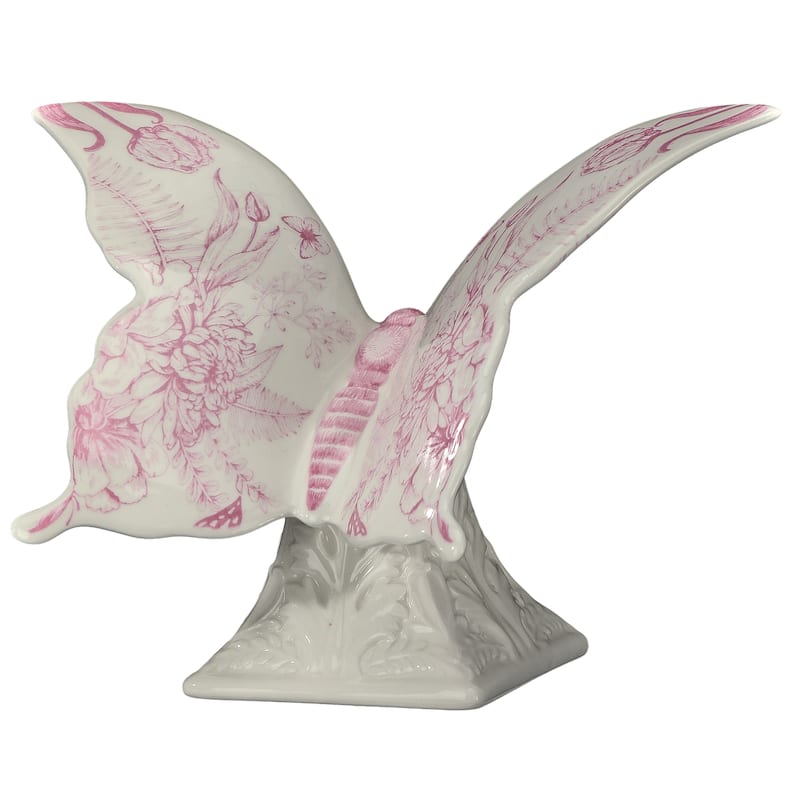 7" Dolomite Butterfly On Pedestal