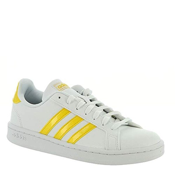 adidas grand court yellow