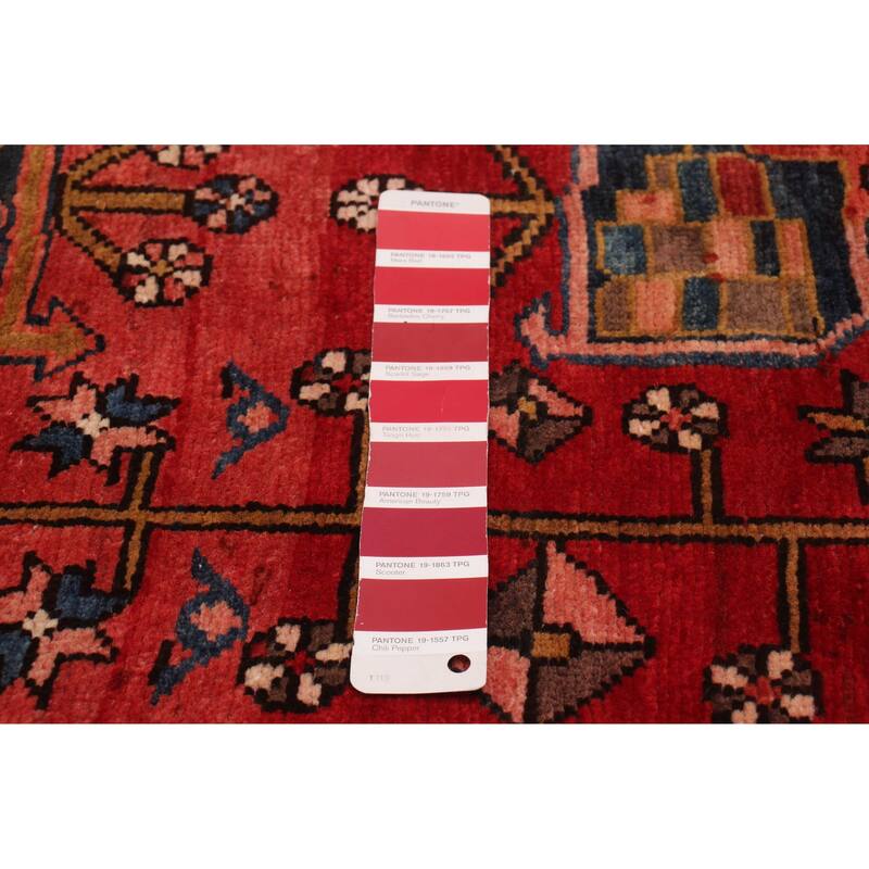 ECARPETGALLERY Hand-knotted Konya Anatolian Red Wool Rug - 3'10 x 11'0