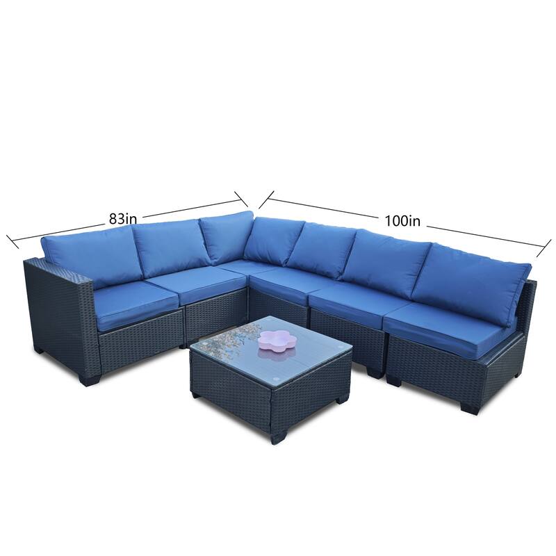 Seven-Piece Sofa Set