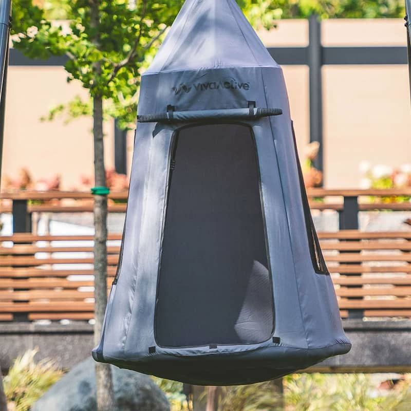 gobaplay Round Tree Swing, 39" Platform Saucer (Swingset Frame Not Included)
