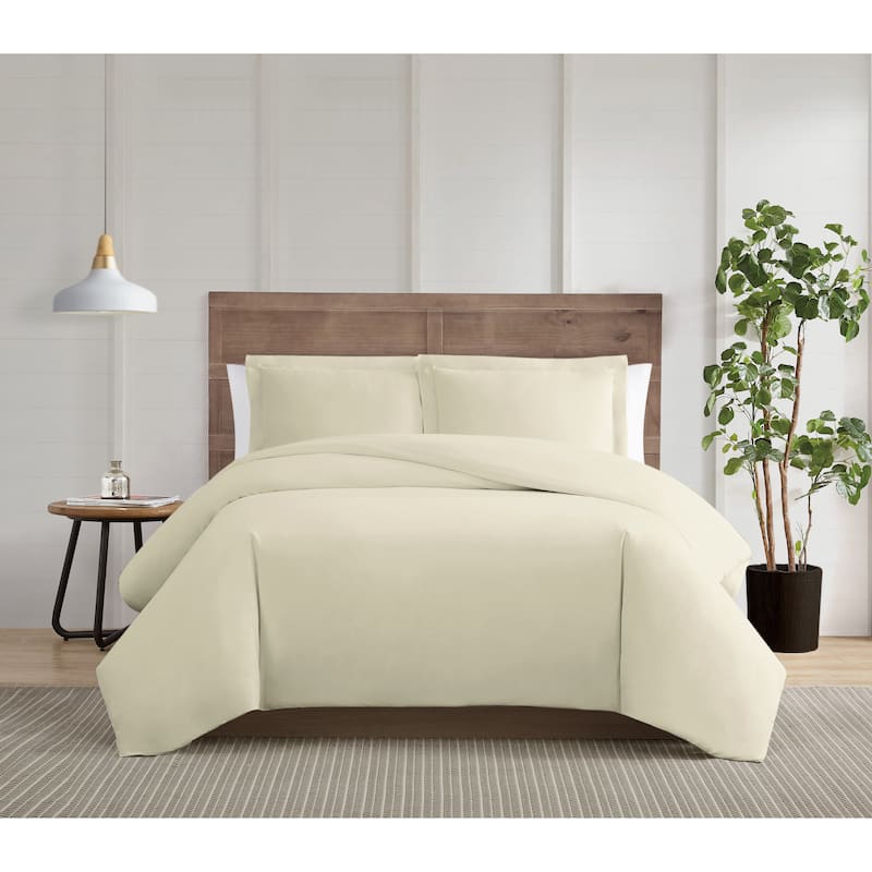 Truly Calm Silver Cool Antimicrobial 3 Piece Duvet Cover Set