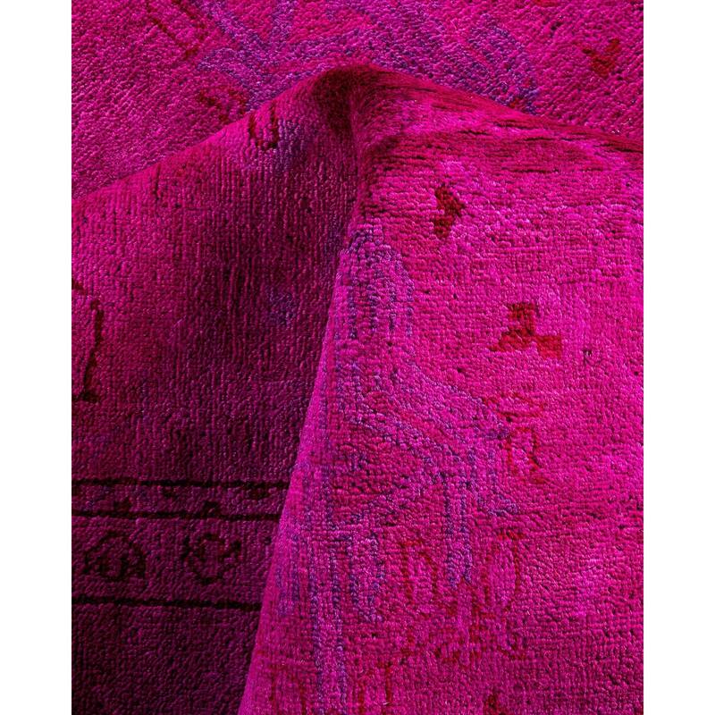 Vibrance One-of-a-Kind Hand-Knotted Area Rug - Pink, 6' 2" x 8' 10" - 6' 2" x 8' 10"