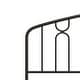preview thumbnail 17 of 16, Hillsdale Furniture Riverbrooke Metal Arch Scallop Headboard, Bronze