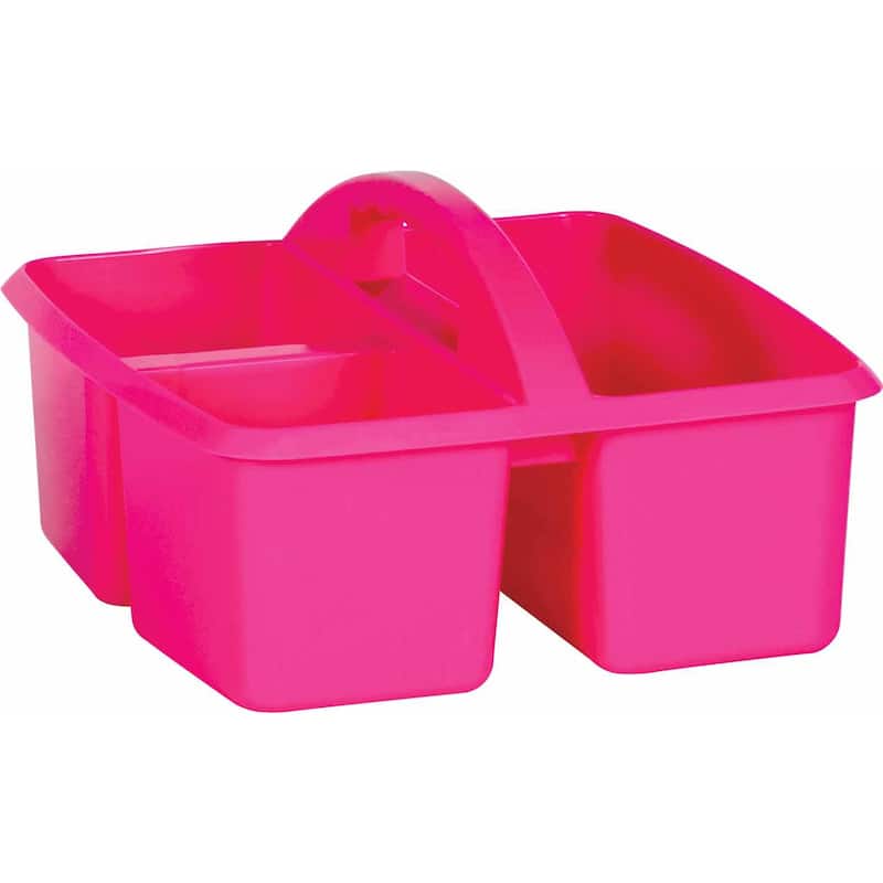 Teacher Created Resources Pink Plastic Storage Caddy, Pack of 6