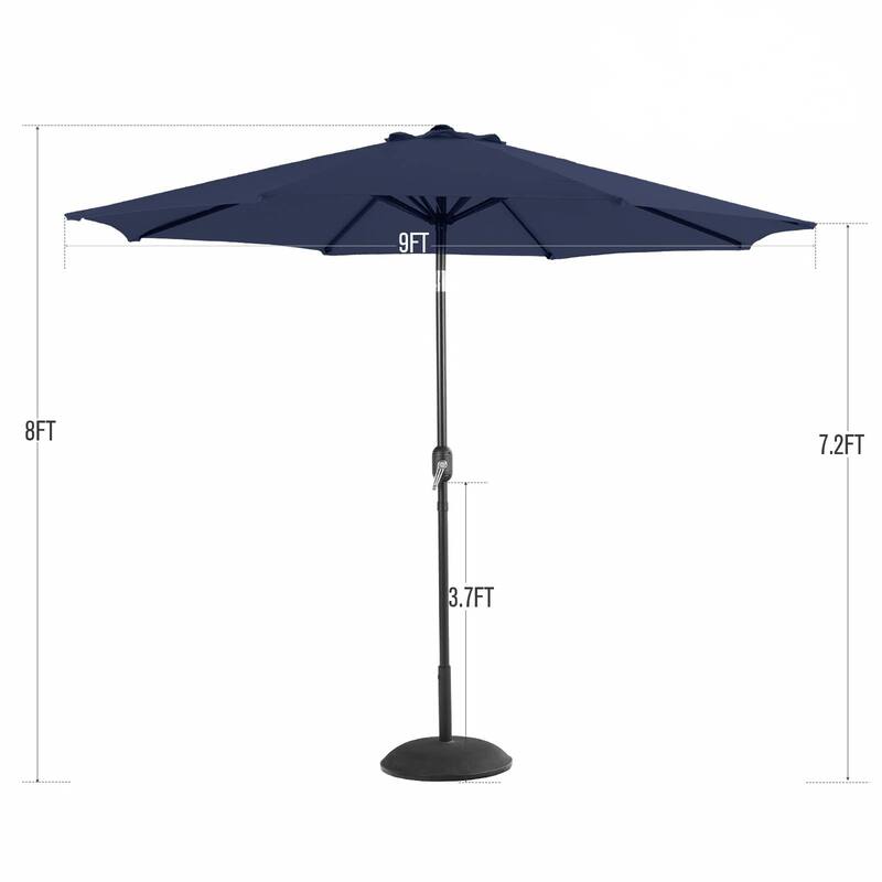 Patio 5-piece Dining Set, 1 Square 37" Metal Table with Umbrella Hole and 4 Rattan Chairs with Cushion