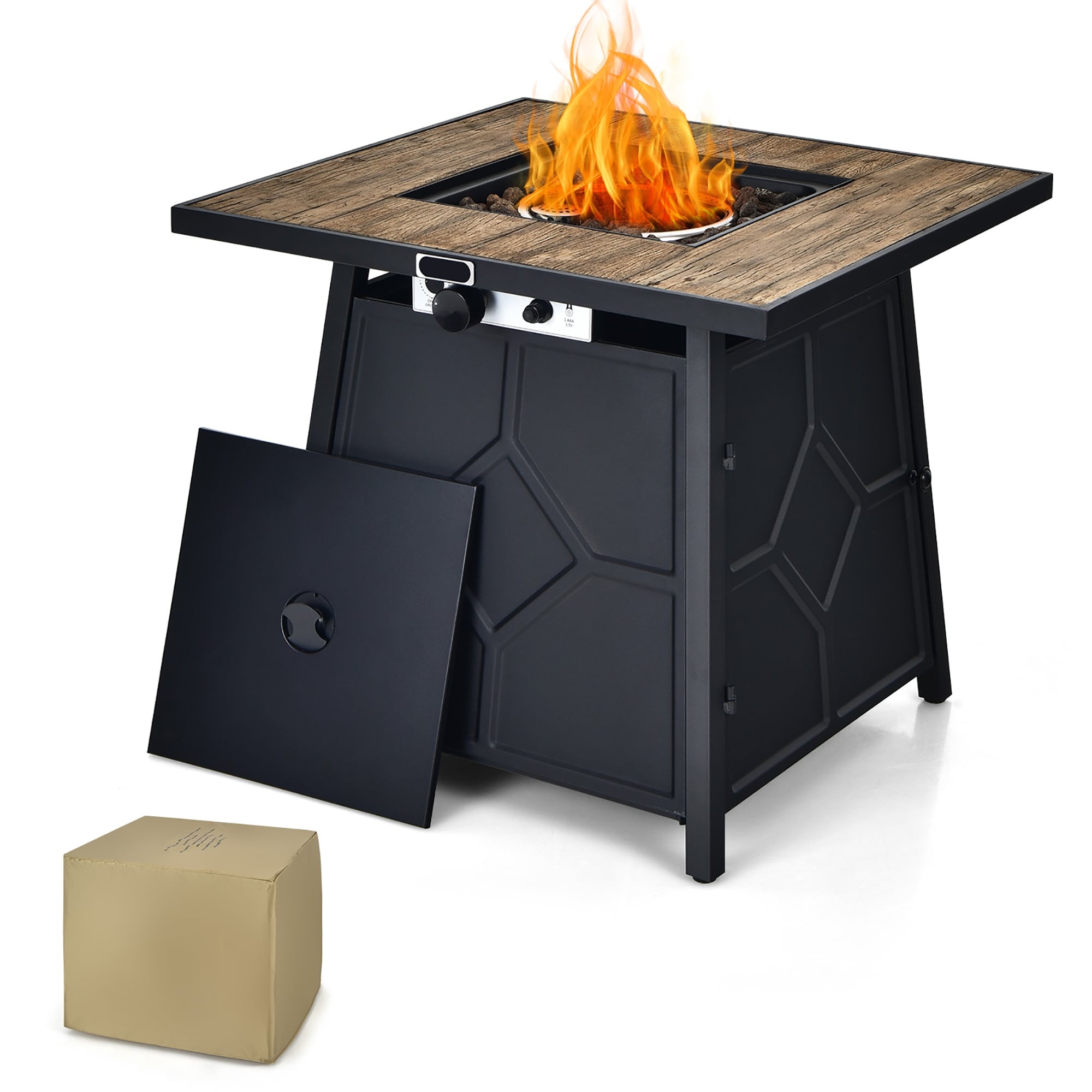 Costway 28 Inches Propane Gas Fire Pit Table 40,000 BTU Outdoor - See Details