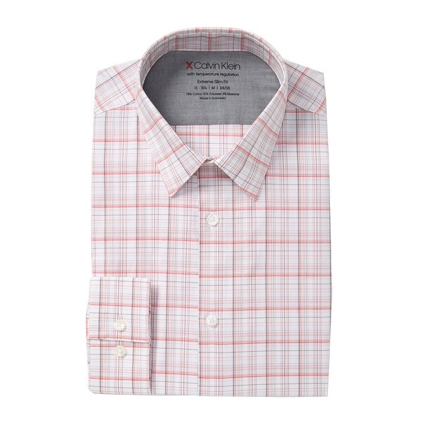 red and white mens dress shirt