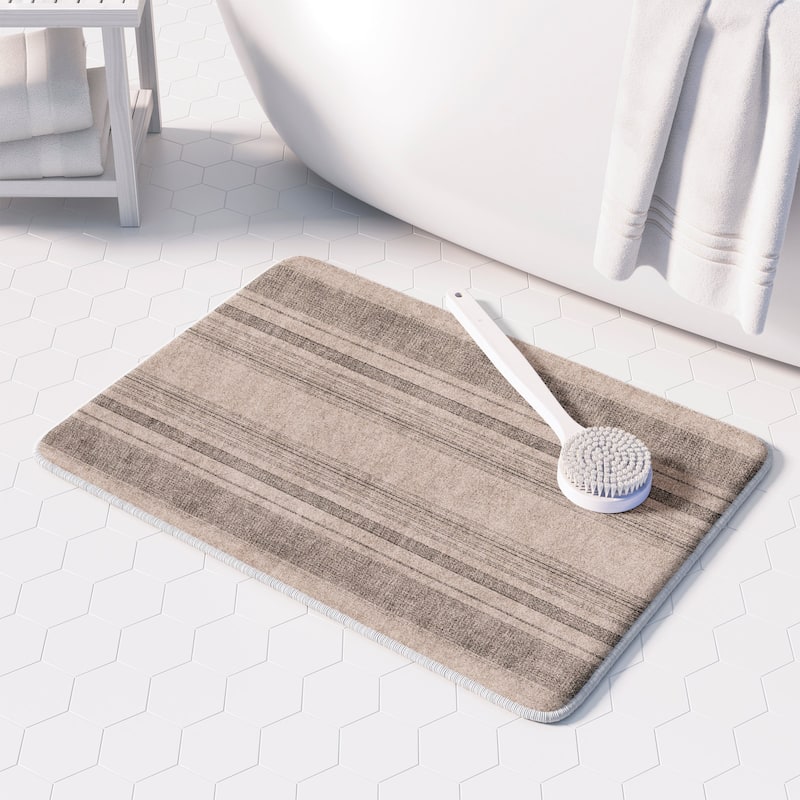 Laural Home Big Sky Natural Memory Foam Rug