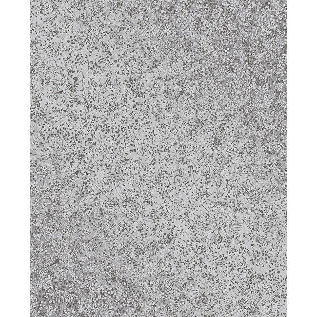 Decorline Dandi Grey Floral Wallpaper - 20.5in x 396in x 0.025in