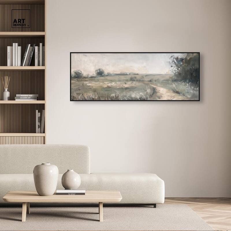To the Meadow Panoramic Canvas by Art Remedy