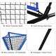 preview thumbnail 5 of 7, Soozier 7.5' x 7' Portable Baseball Batting Net Set with Catcher Net, 120 Ball Pitching Collector, & Tee Stand, Blue