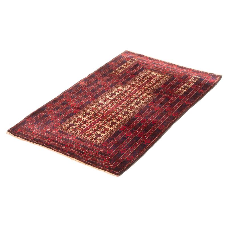Teimani Beige Rug 2'10" x 4'9" - 2'10 x 4'9