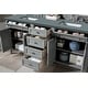 preview thumbnail 16 of 31, James Martin Vanities Brittany 72" Double Vanity, Urban Gray