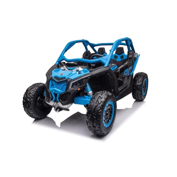 slide 2 of 5, 2x24V 4x4 Can Am Maverick 2 Seater Ride on UTV for Kids