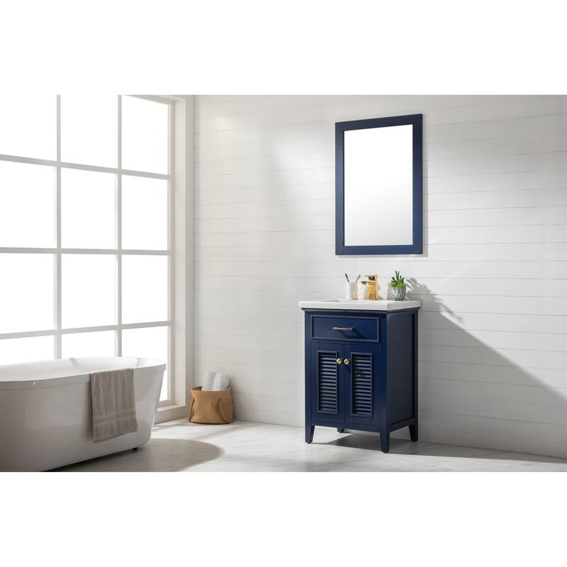 Cameron 24" Single Sink Vanity in Blue